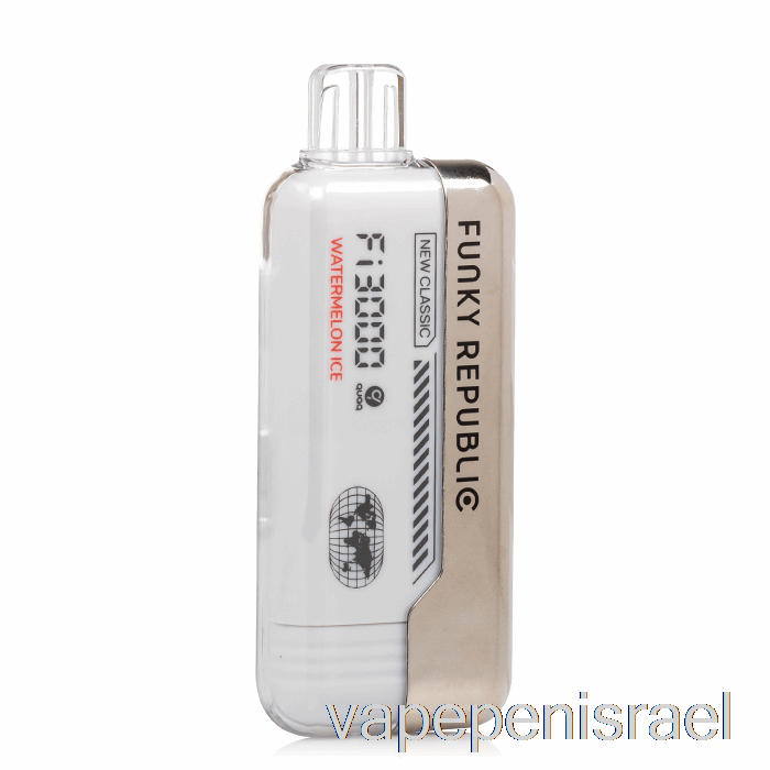 חד פעמי Vape Israel Funky Republic Fi3000 קרח אבטיח חד פעמי